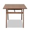Baxton Studio Saxton Mid-Century Modern Transitional Walnut Brown Finished Wood Dining Table 186-11866-Zoro - alternate 3
